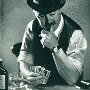 Man Playing Cards