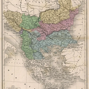 Map / Europe / Balkans C1850