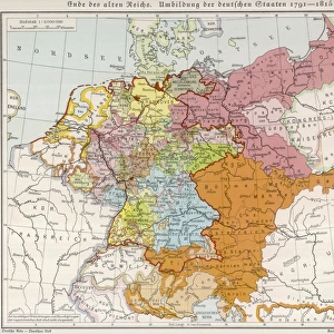 Map / Europe / Germany 18C