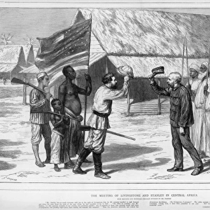 The Meeting of Stanley and Livingstone in Tanganyika, 1871