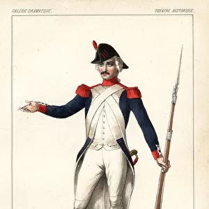 Melingue as Lorin in Le Chevalier de Maison Rouge, 1846