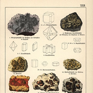 Metals including galena, cerussite and zinc