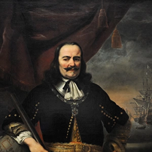 Michiel de Ruyter as Lieutenant-Admiral, 1667, by Ferdinand