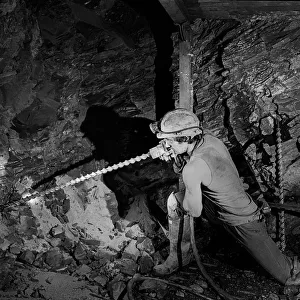 Miner at coal face -1