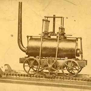 Model of Matthew Murrays steam locomotive