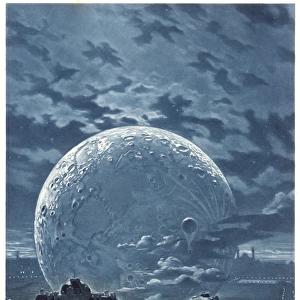 Moon over Paris / 1886