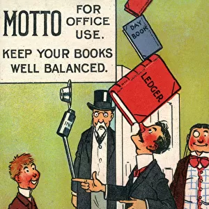 Motto - for Office use - Keep your books well balanced