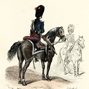 Mounted Municipal Policeman in the French Army