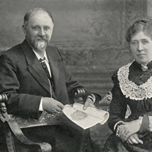 Mr and Mrs Alfred Mager, Edgworth