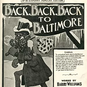 Music cover, Back, Back, Back to Baltimore