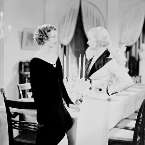 Myrna Loy and Una Merkel in Evelyn Prentice (1934)