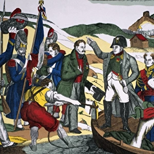 Napoleon Bonaparte (1769-1821)returns form exile on Elba