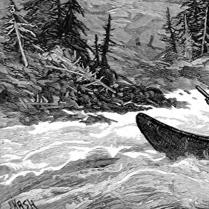 Native American Canoe, 1880