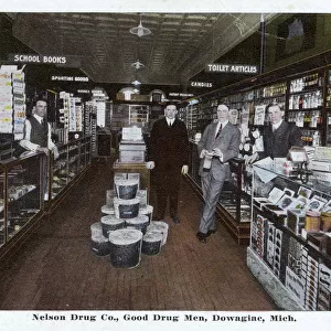 Nelson Drug Company Store, Dowagiac, Michigan, USA