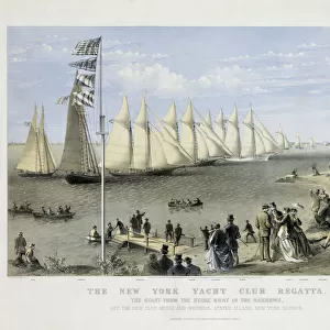 The New York yacht club regatta