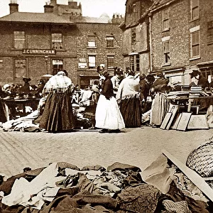 Newcastle-Upon-Tyne Paddy's Market early 1900s