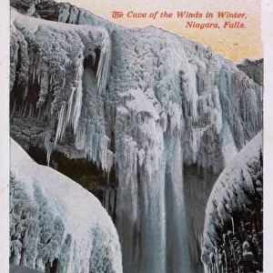 Niagara Falls, USA - The Cave of the Winds in Winter