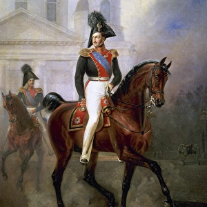 Nicholas I (1796-1855). Emperor of Russia (1825-1855). Portr