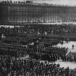 Oath of allegiance to Revolution, Petrograd, Russia