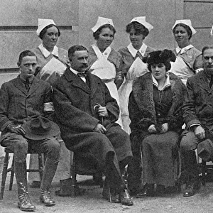 At the Oldway military hospital in Paignton, Devon, WW1