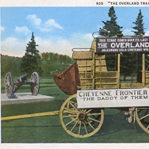 Overland Trail stagecoach, Cheyenne, Wyoming, USA