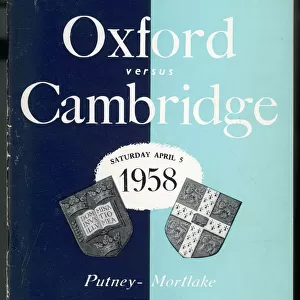 Oxford V Cambridge 1958