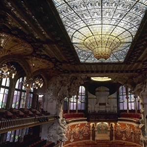 Palace of Catalan Music. Barcelona. Spain