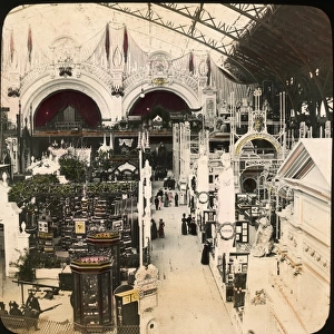 Paris Exhibition of 1889 - Swiss section Interior