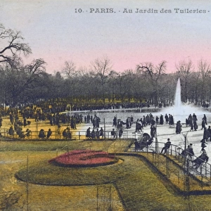 Paris, France - Tuileries Garden - Le Bassin