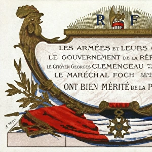 Patriotic French postcard