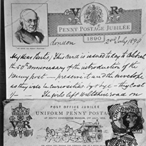 Penny Post Jubilee 1890