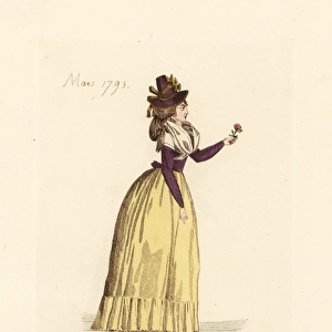 Petite bourgeoise woman of Paris, early 19th century