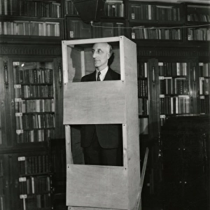 Photograph of sentry box apparatus