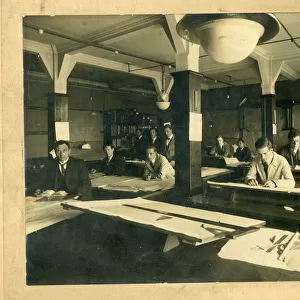 Photograph showing a workshop / class room of IAE Members
