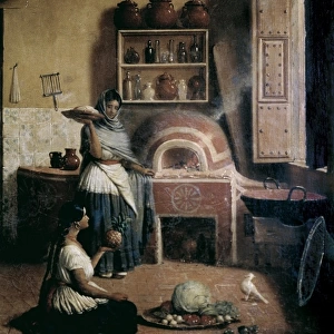 PINGRET, Edouard (1788-1875). Cocina Poblana