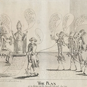 The plan, or a scene in the French cabinet, Sepr. 1779