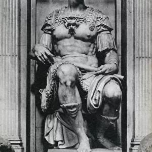 Portrait of Giuliano de Medici by Michelangelo