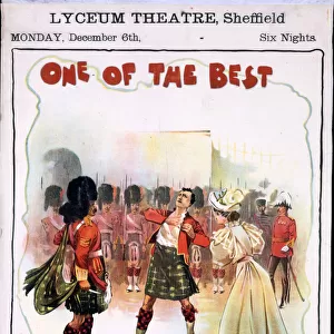 Poster, One of the Best, Lyceum Theatre, Sheffield