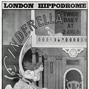 Poster for Cinderella at the London Hippodrome, 1900