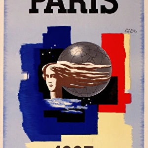 Poster design, International Exhibition, Paris
