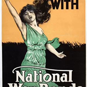 Poster, Fight with National War Bonds, WW1