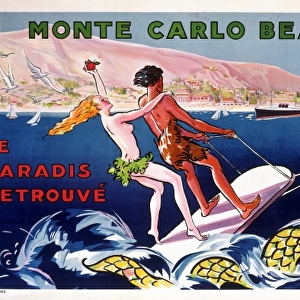 Poster for Monte-Carlo Beach, Monaco