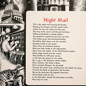 Poster, Night Mail