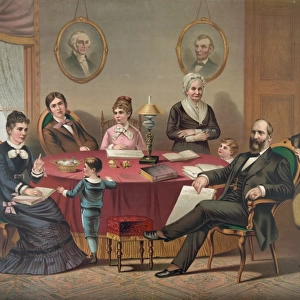 President Garfield family