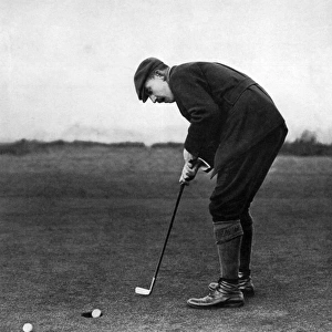 Prince Albert of Schleswig-Holstein at Sunningdale Golf Club