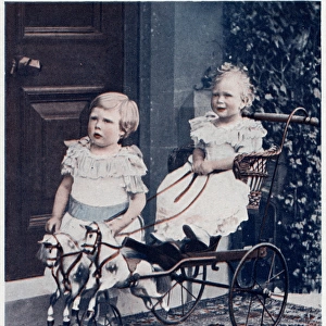 Prince Edward and Prince Albert in 1897