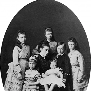 Princess Alice with her children