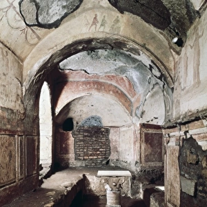 Priscilla Catacomb. ca. 200-250. ITALY. Rome