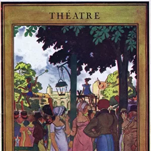 Programme cover for Theatre des Bouffes-Parisiens, Paris, ea