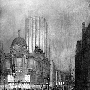 Proposed Design for Dominion House, London, 1913